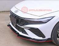 Сплиттер ( обвес) переднего бампера Hyundai Elantra CN7)