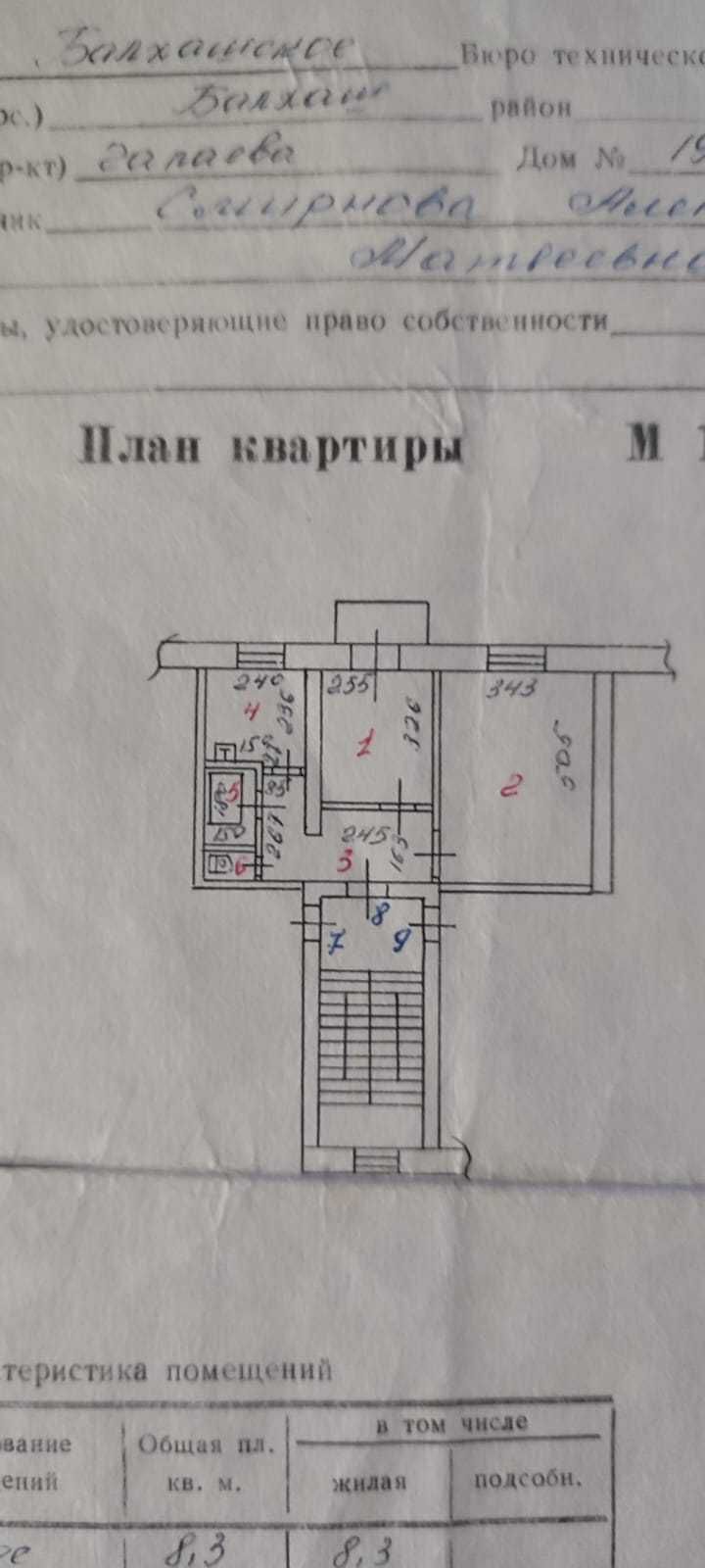 Двухкомнатная квартира