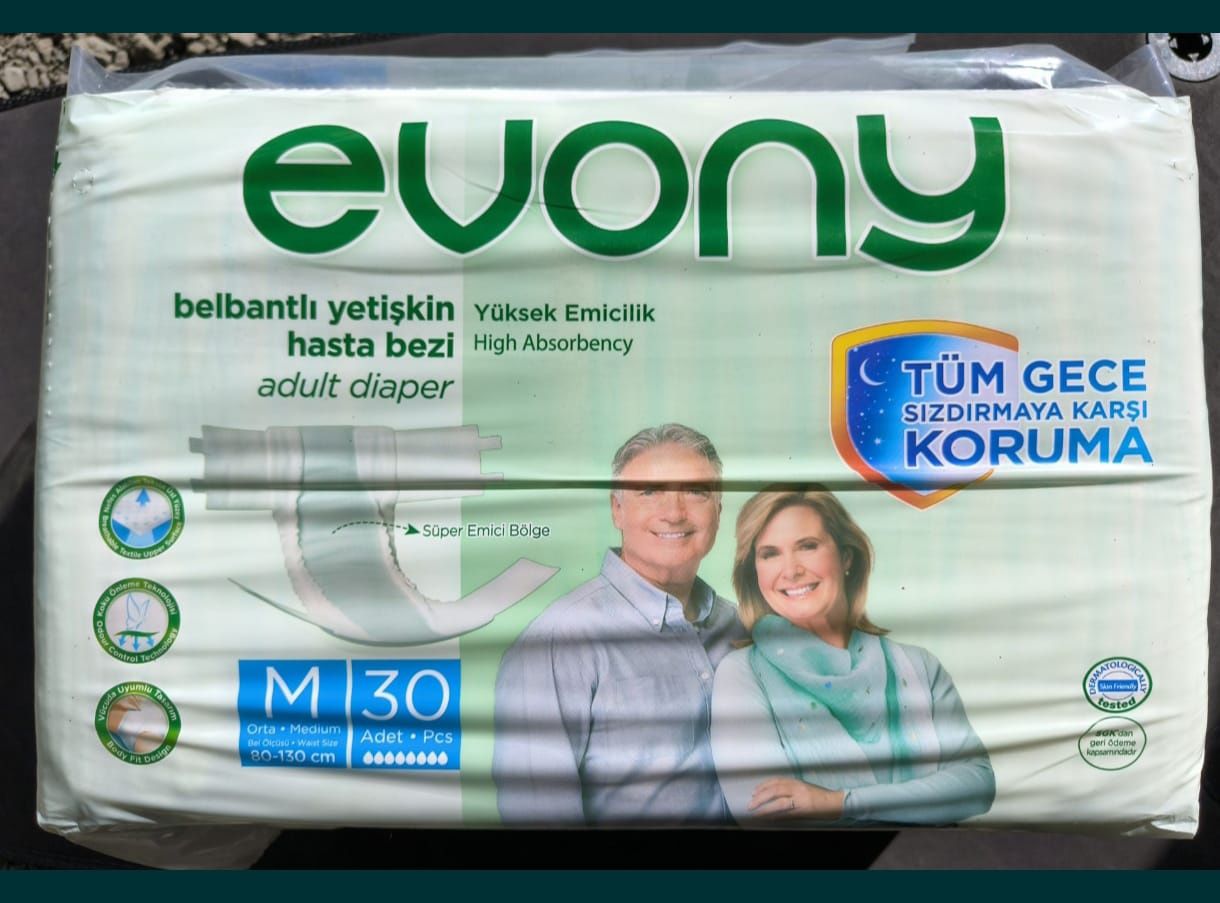 Памперсы EVONY размер М