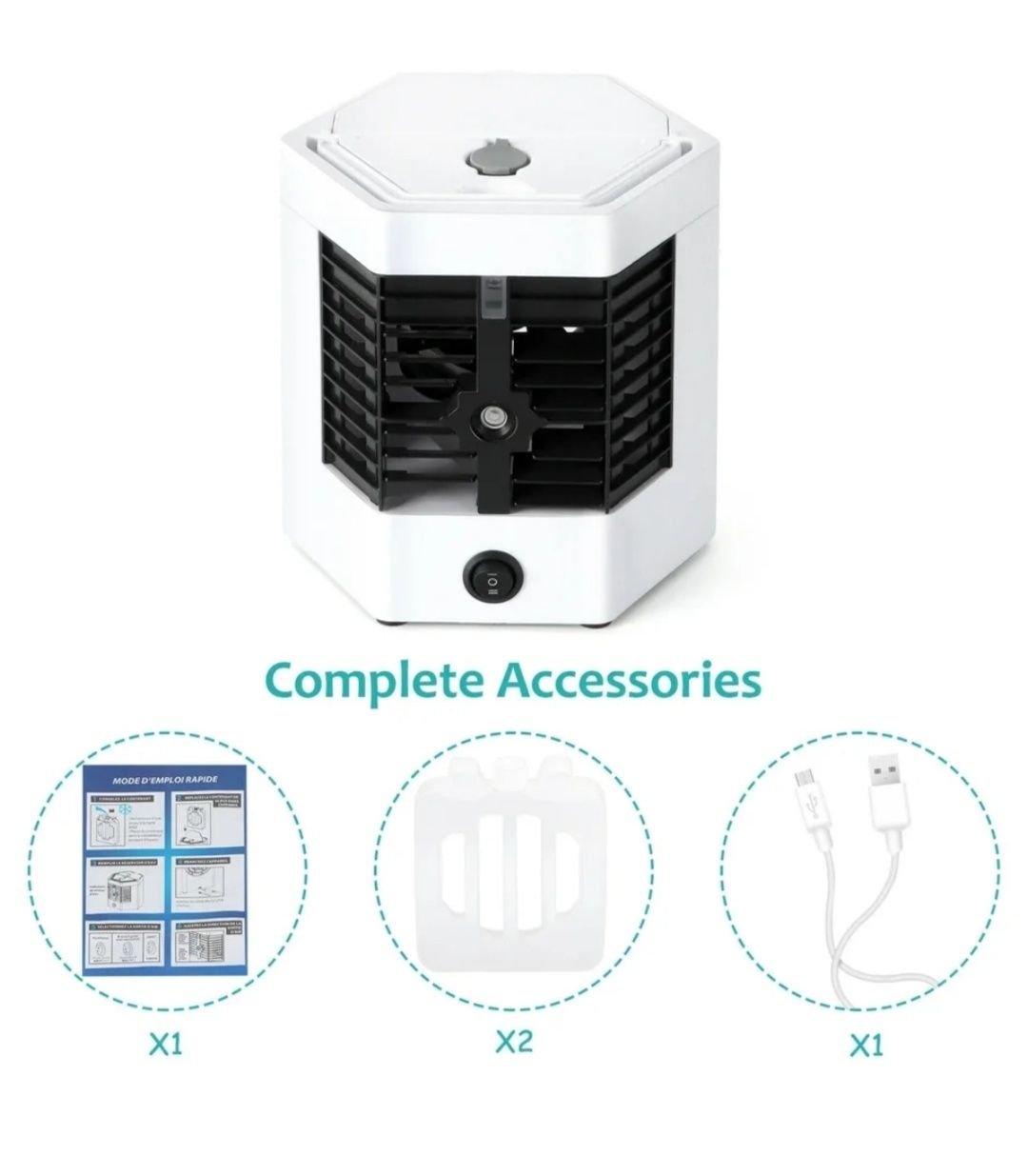 Портативный мини-кондиционер ARCTIC COOL PRO, настольный и напольный,