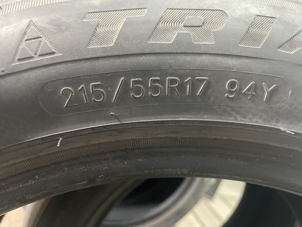 Автошины 215х55х17 б/у