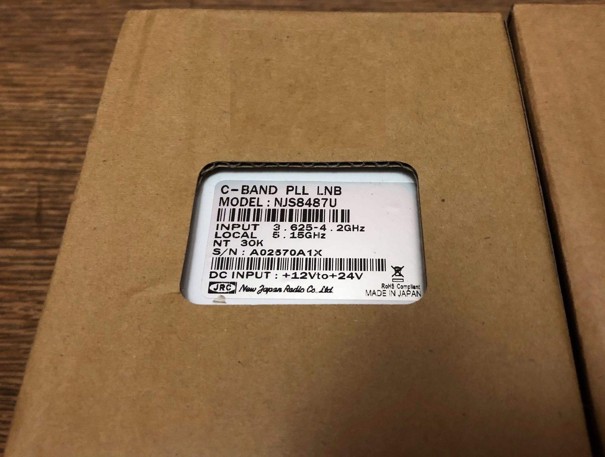 C-Band LNB NJS8487U, NJS8488U Insat (Новые!)