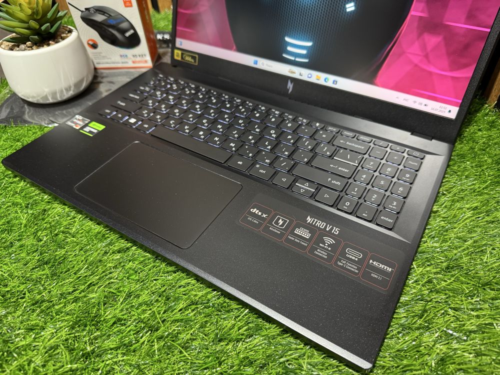 Мощный Ноутбук Acer Nitro V15 Ryzen7-7735HS/RTX4050/Ram16GB/SSD1000GB/