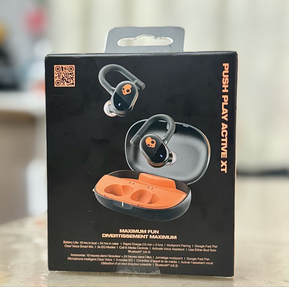 Наушники Skullcandy Push Play Active, новые, запечатанные, в коробке