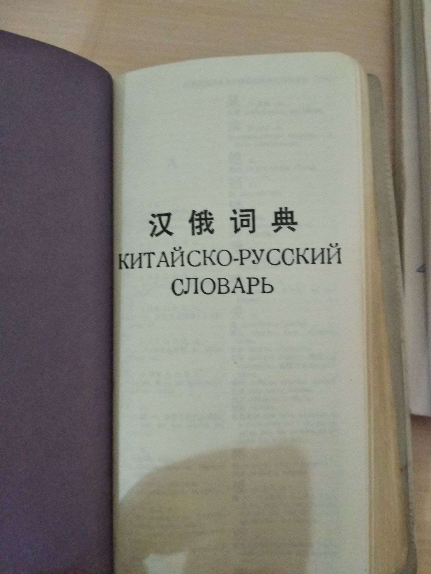 Русско китайский  китайско-русский словарь