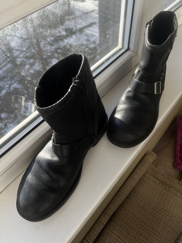 Зимние ботинки ecco