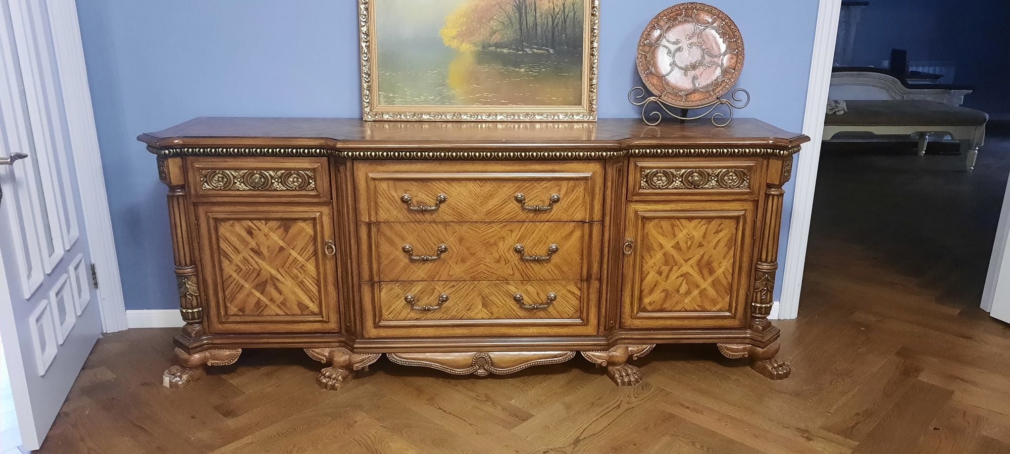 Продам стенку для зала + тумба с зеркалом.