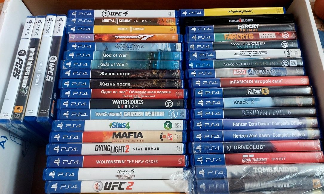 Игравой диски на Ps 4, ps 5 с лицензий!