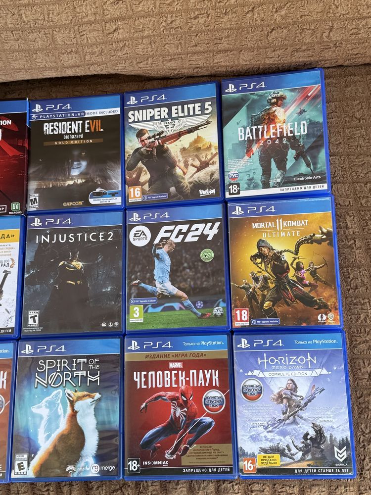 Игры на playstation 4 диск пс 4 в ассортименте