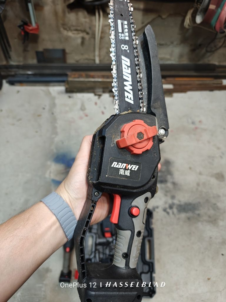 Продам цепную пилу nanwei 8" + болгарка nanwei