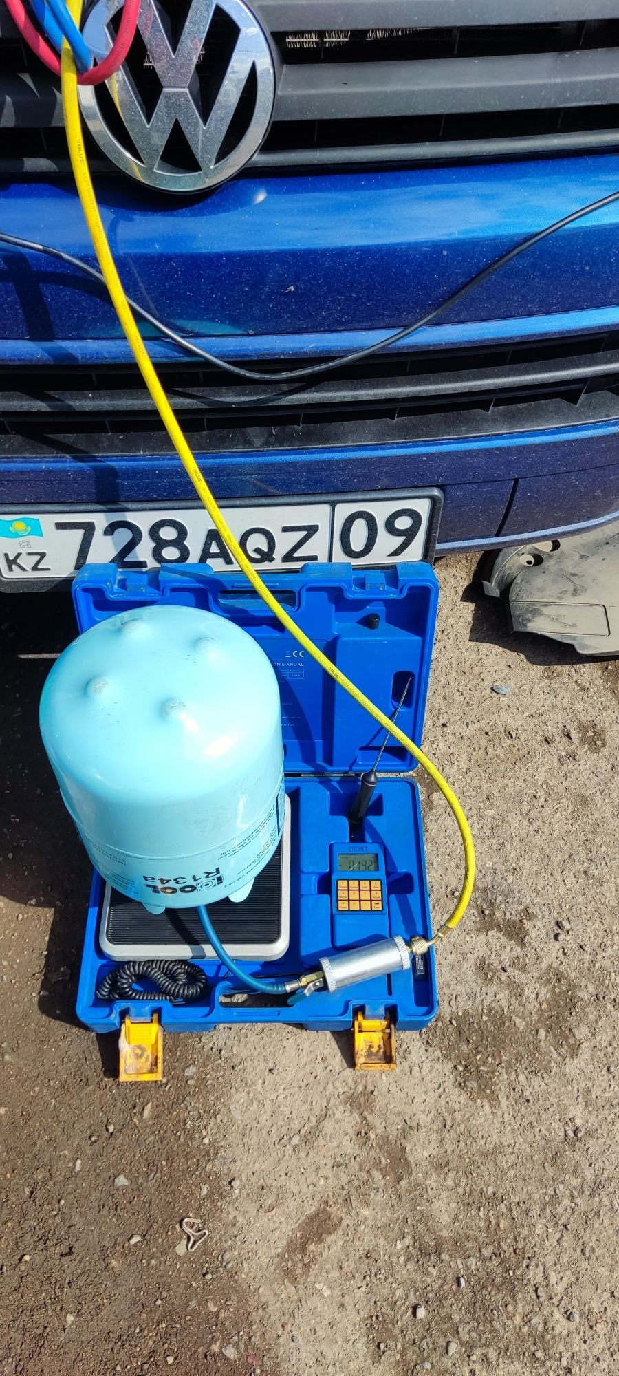 Заправка автокондиционера в Караганде