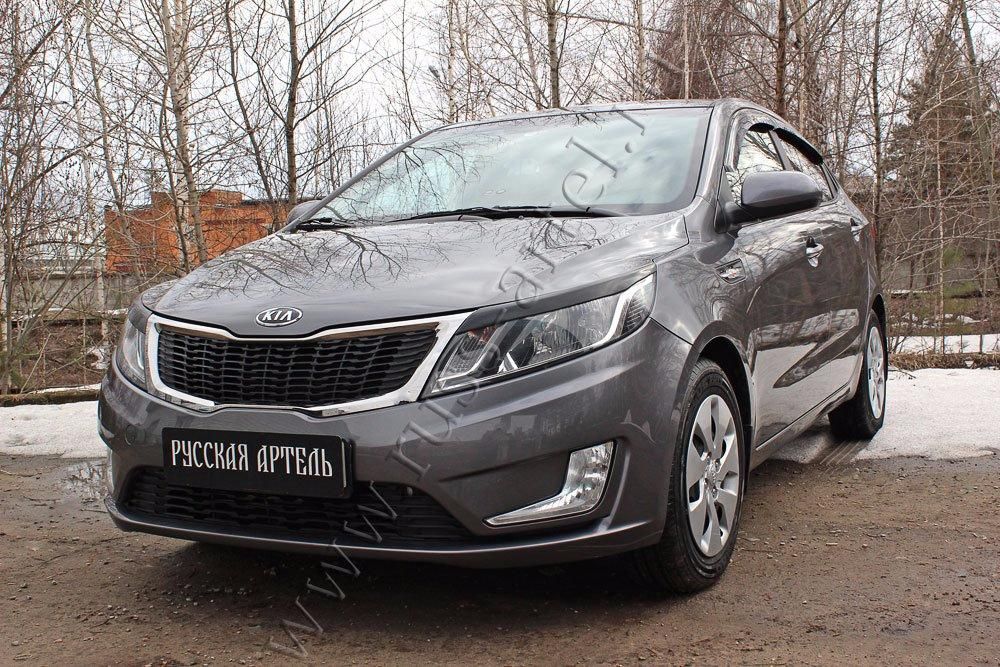Запчасти (реснички) KIA Rio III (седан) 2011 ДО 2017 ГОД