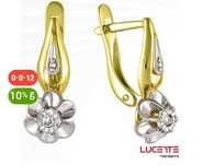 Серьги Lucente Бриллианты Якутии