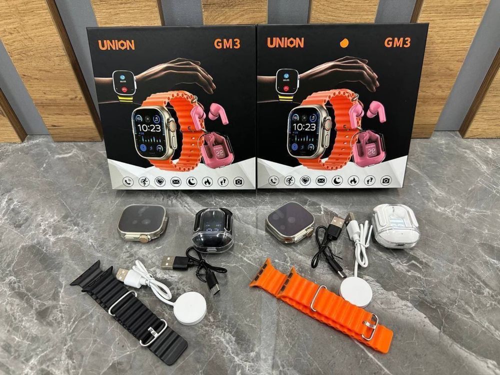 Смарт часы,smart watch,union power,набор,наушники,