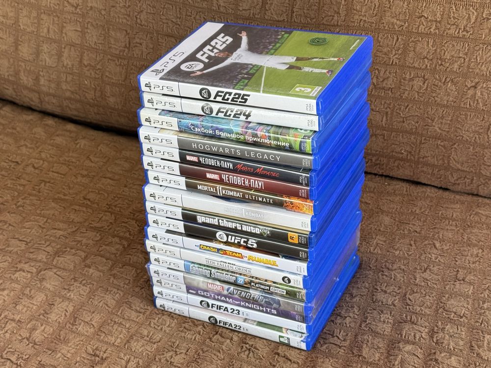 Диски для PlayStation 5 игры на PS 5/FC25,FC24,UFC5,Сэкбой,МК11,МК 1