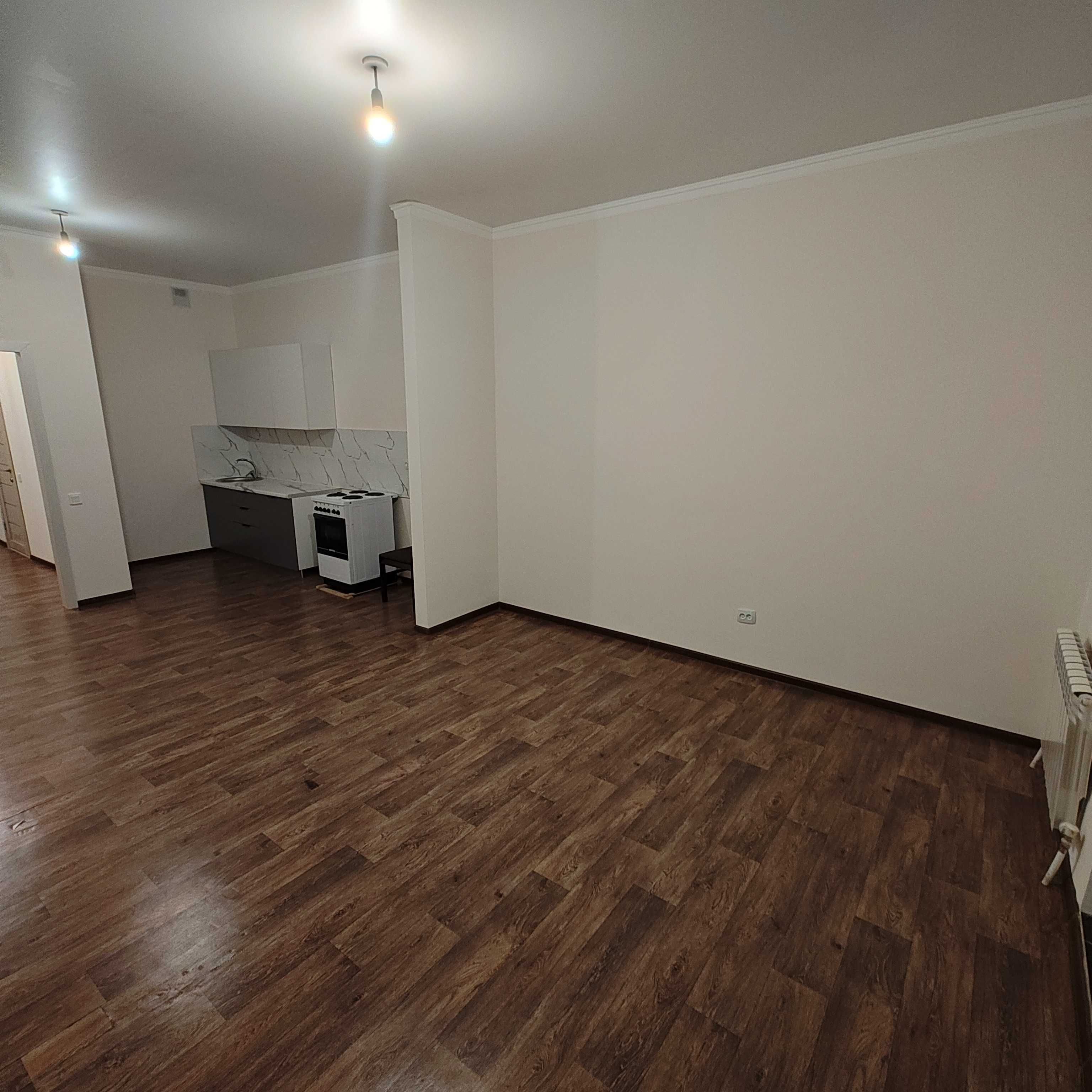 НОВУЮ 1-ком квартиру 45кв ЖК Акан сері Правый берег с ремонтом готовый