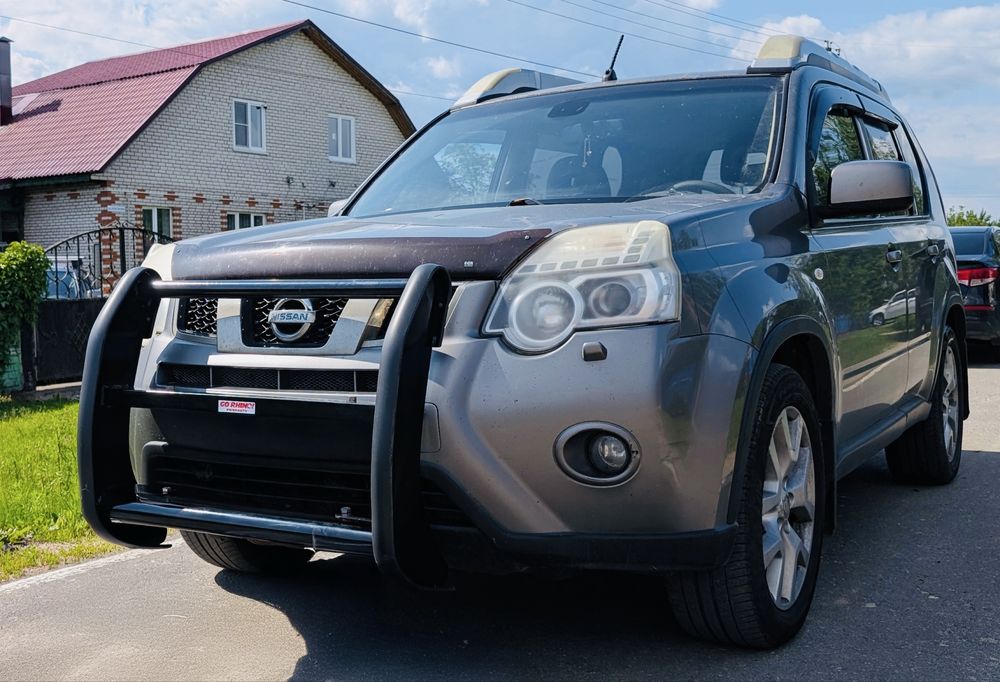Таран защита бампера Nissan x-trail