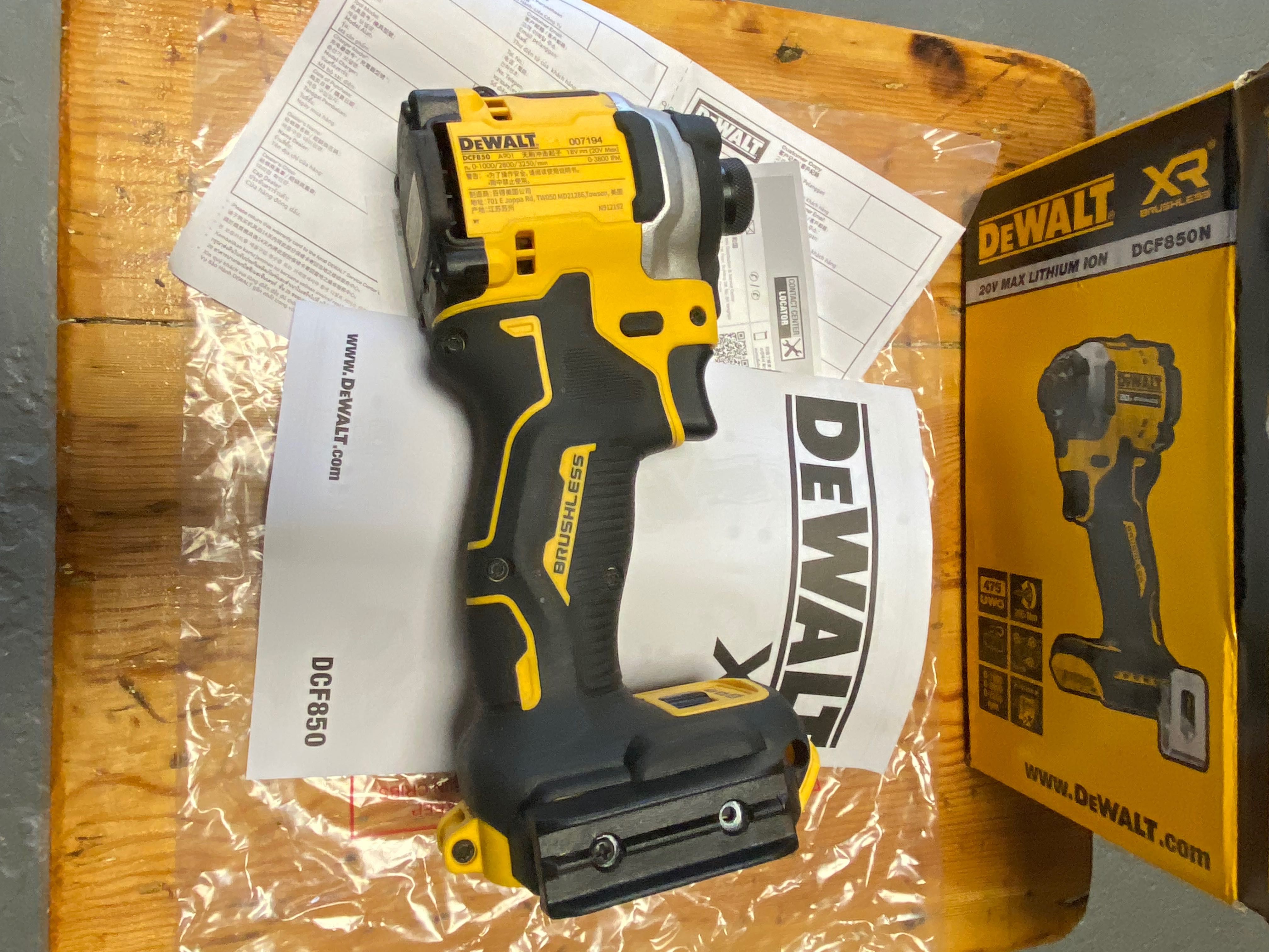 Dewalt dcf 850 20V impact