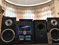 Panasonic музыкальный центр Bluetooth АУКС/CD/Tape/Fm/ сабвуфер