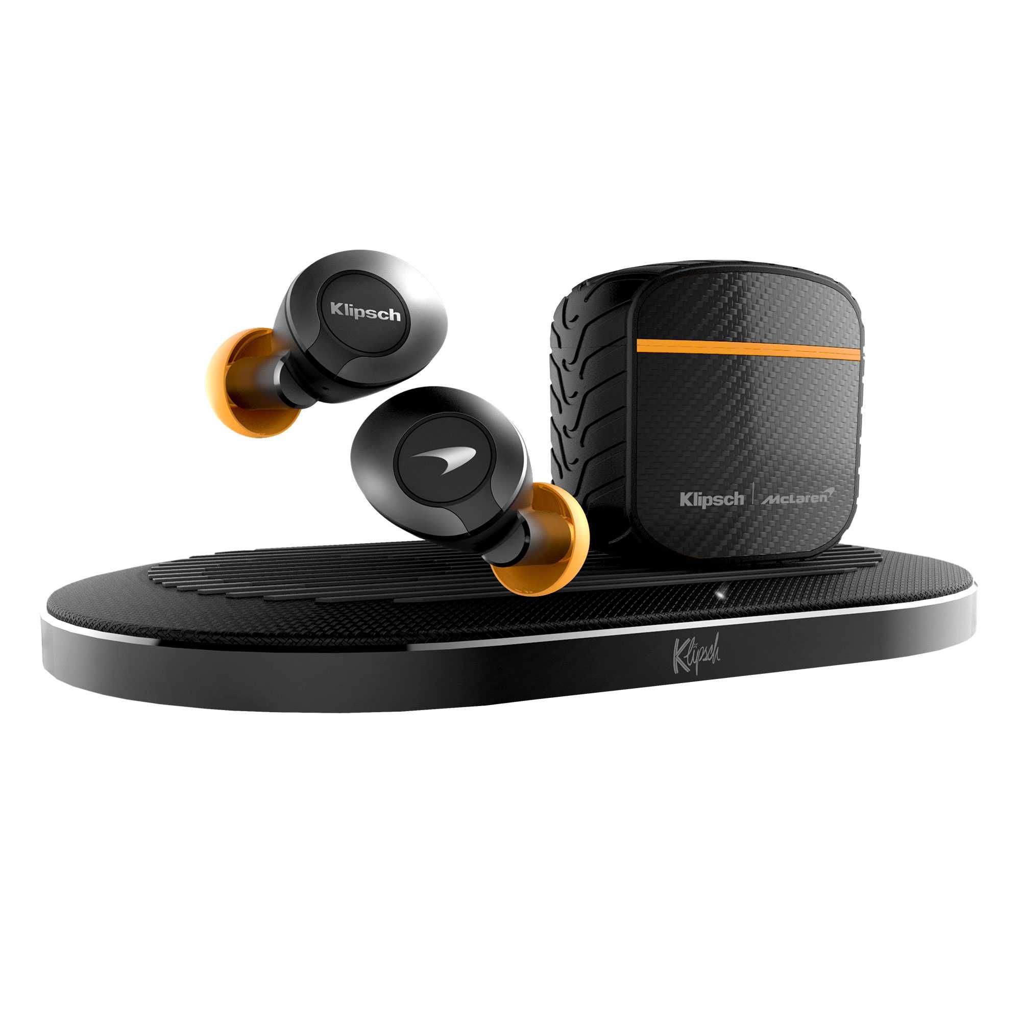 Наушники Klipsch T5 II TRUE Wireless Anc McLaren Edition, черный