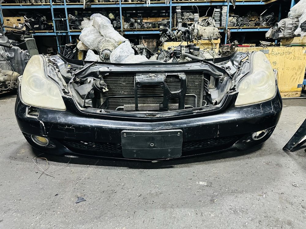 W209 w221 ноускат авторазбор мерседес бу запчасть бампер фары радиатор