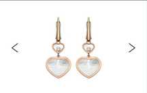 Chopard серьги Happy Hearts   18 k розовое золото,Германия