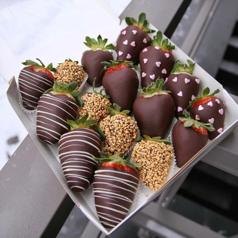 Клубника в шоколаде из Бельгийского шоколада Callebaut