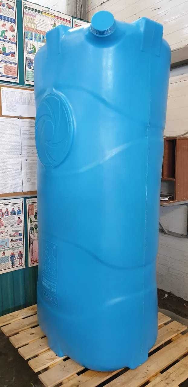Ёмкость прямоугольная вертикальная для воды, 1000л