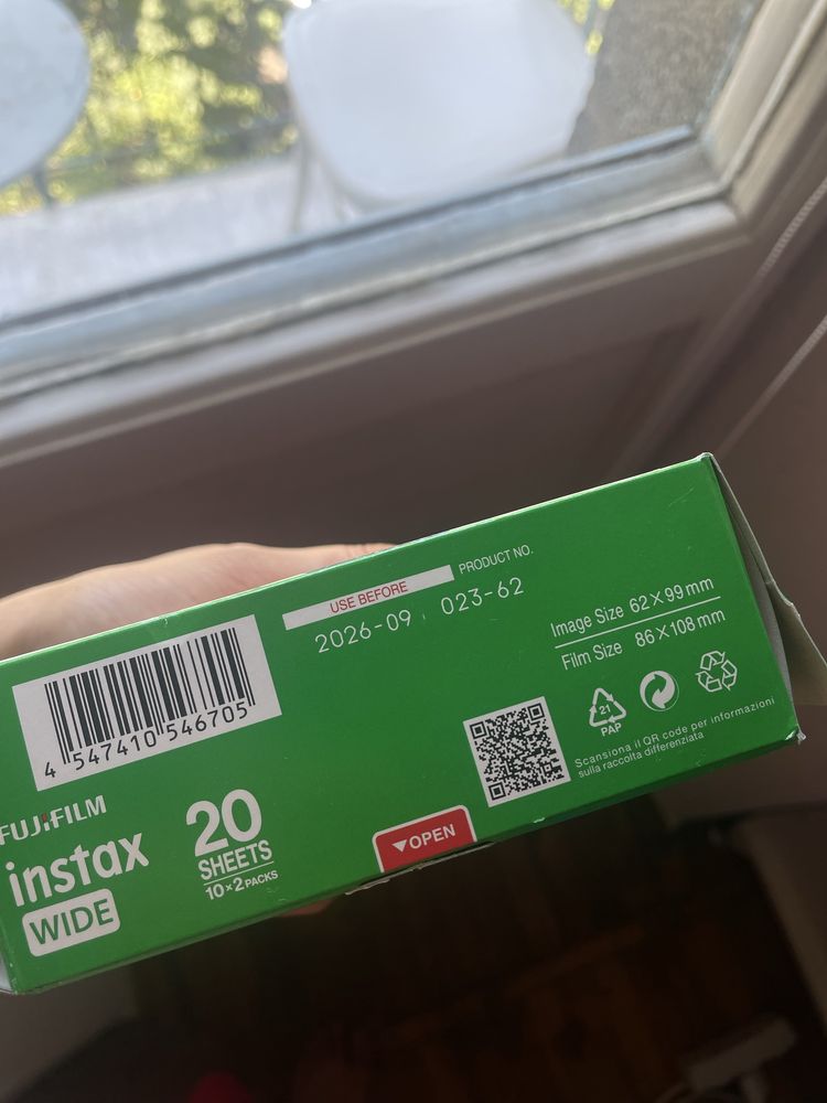 Пленка Картридж на Инстакс instax Wide 20 шт