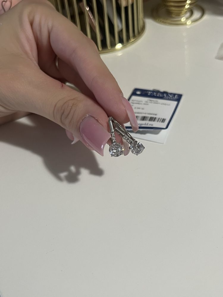Сережки 925 пробы