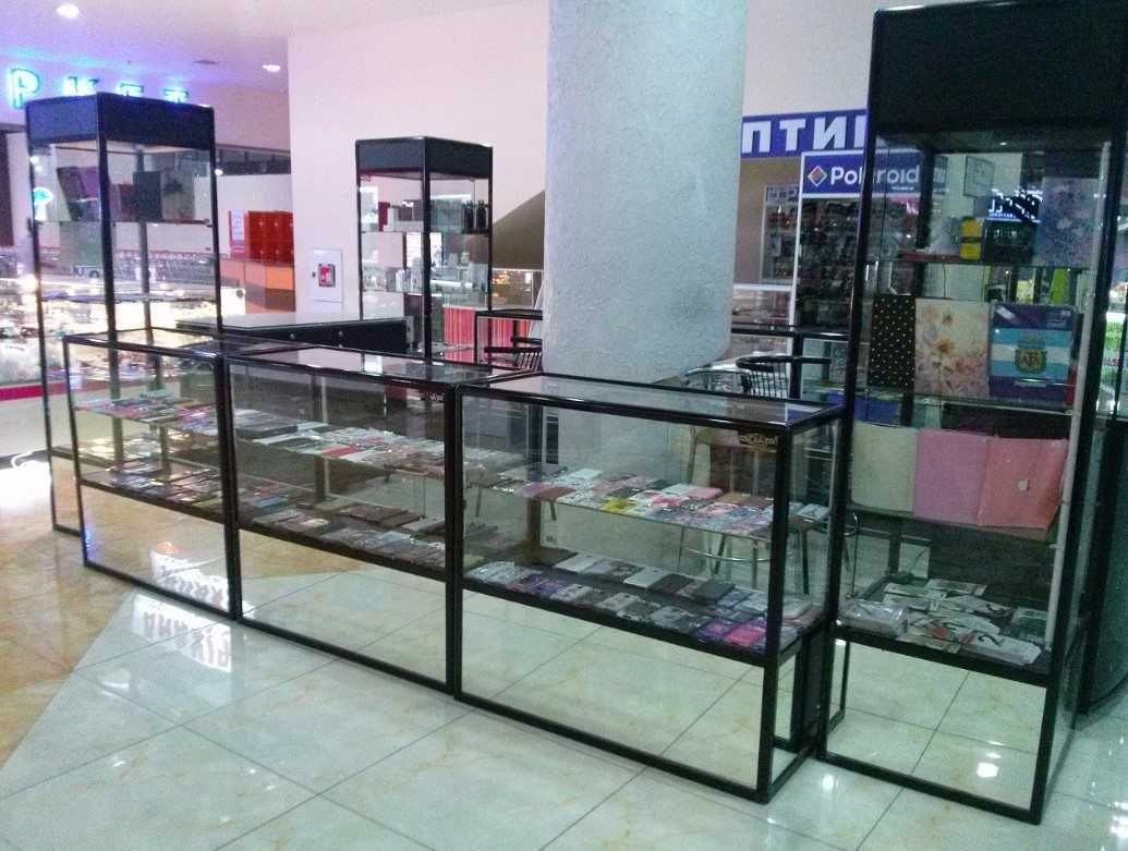 Прилавок торговый из профиля и стекла, Акция,витрина,для магазина shpr