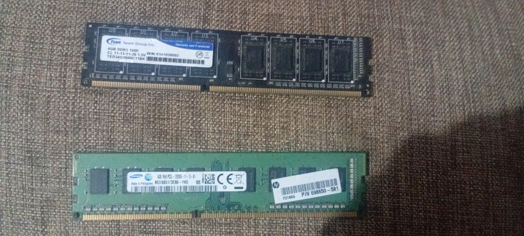 2 плашки по 4 гб DDR3