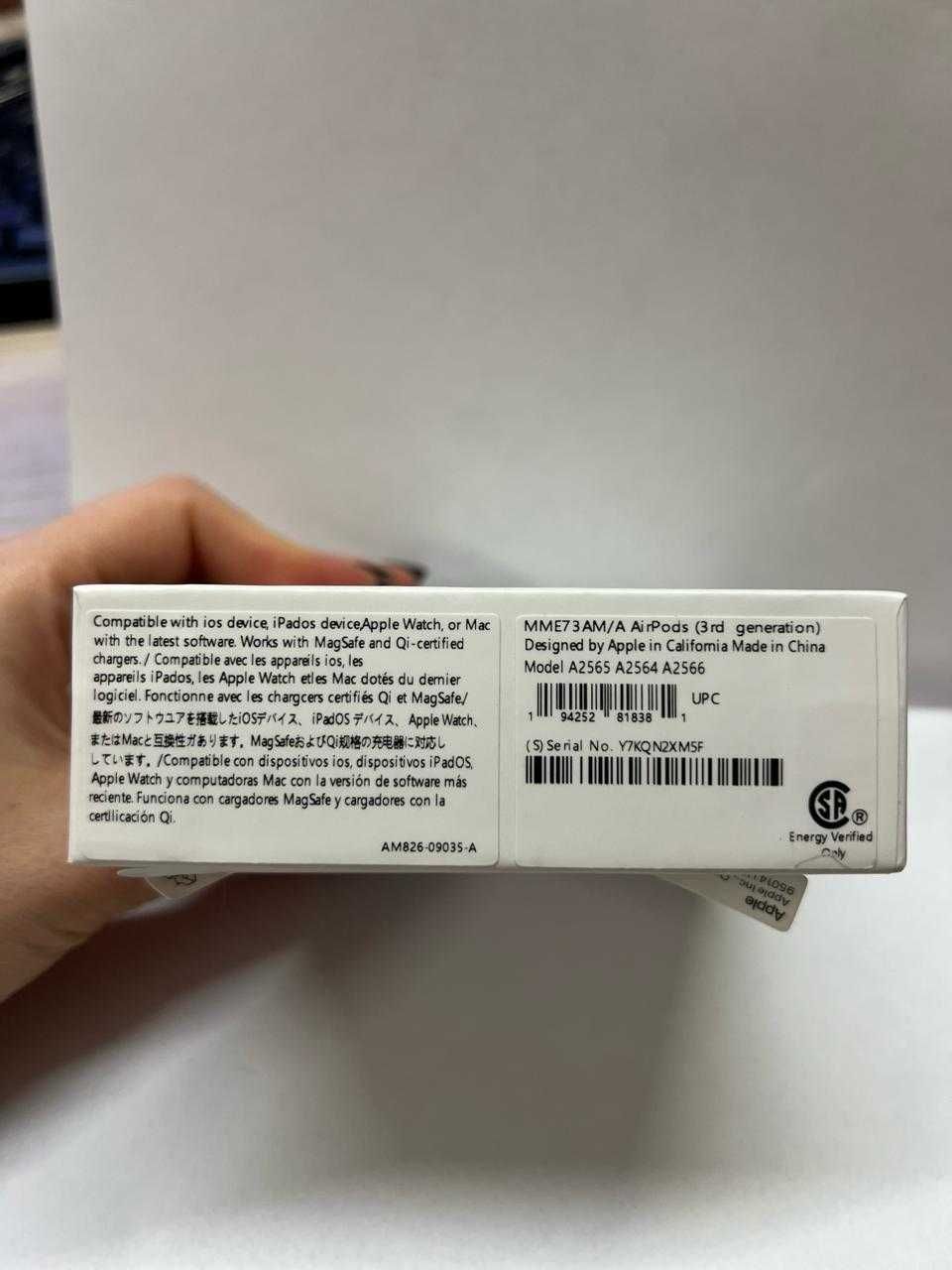 Наушники беспроводные Apple AirPods 3