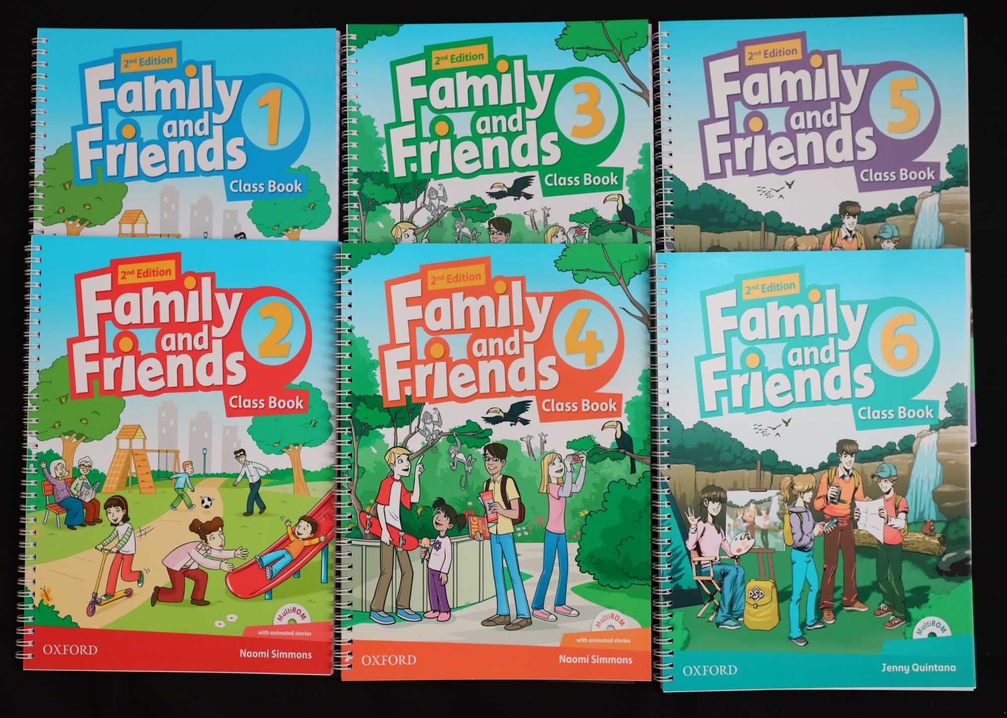 Family and Friends 0-6, Fly High 1-4, English File, Solutions, Headway