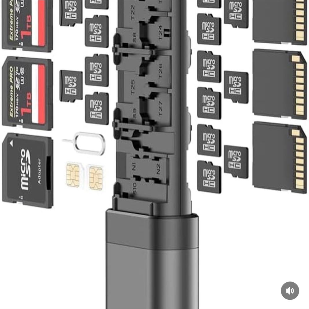 Кейс для карт памяти (SD, microSD) и подставка под телефон