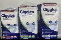 Подгузники трусики для взрослых Giggles размер M,L,XL оптом и розницу