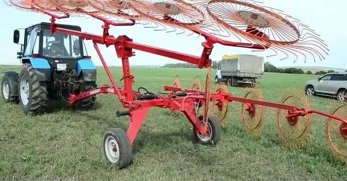 Грабли ворошилки HARVEST SWR-9 захват 6,1 м. Купите до  повышения цен