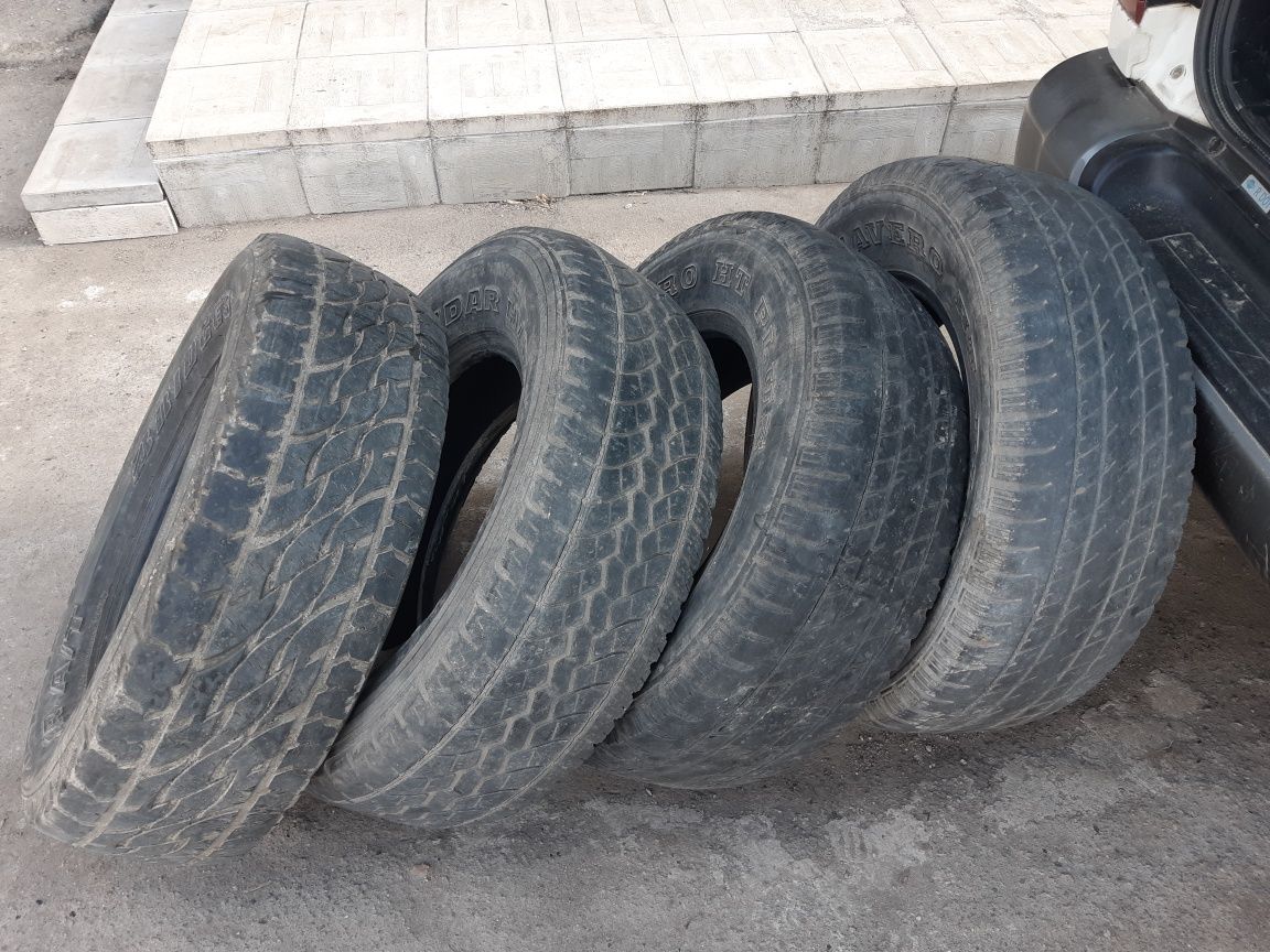 Продам шины 265/70/16 пришли с машиной. 4шт..