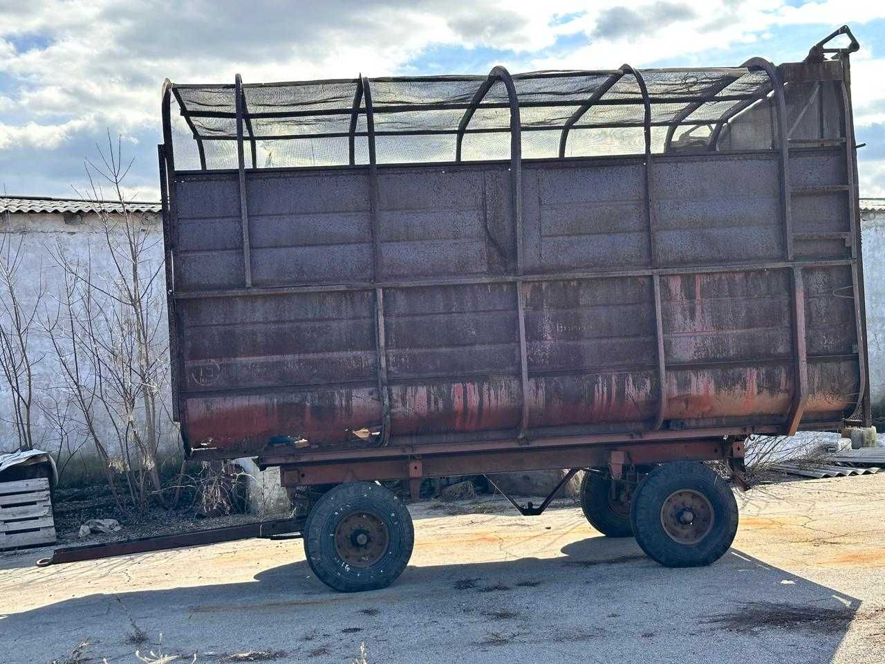 Прицеп сеновоз ПТС-4 в рабочем состоянии