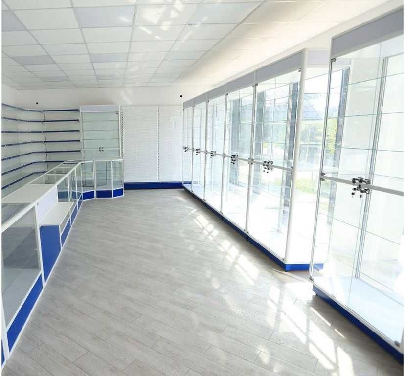 Прилавок витрина стеклянная, оборудование для магазина tavp