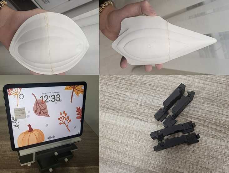 Печать 30 тг/гр на 3d принтере (3д) пластиком и моделирование. По КЗ