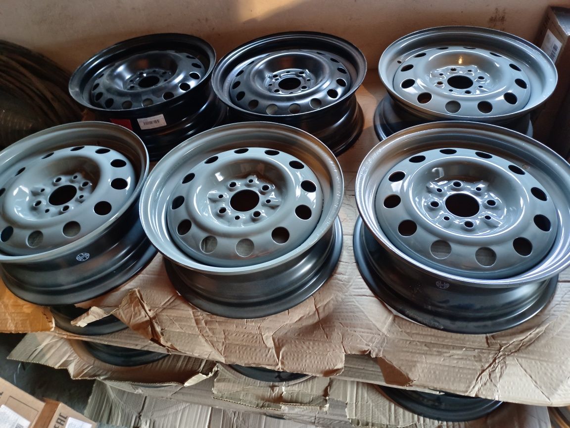 Новые штампованные диски R13,R14,R15,R16,R17 Жаңа Темір дискілер