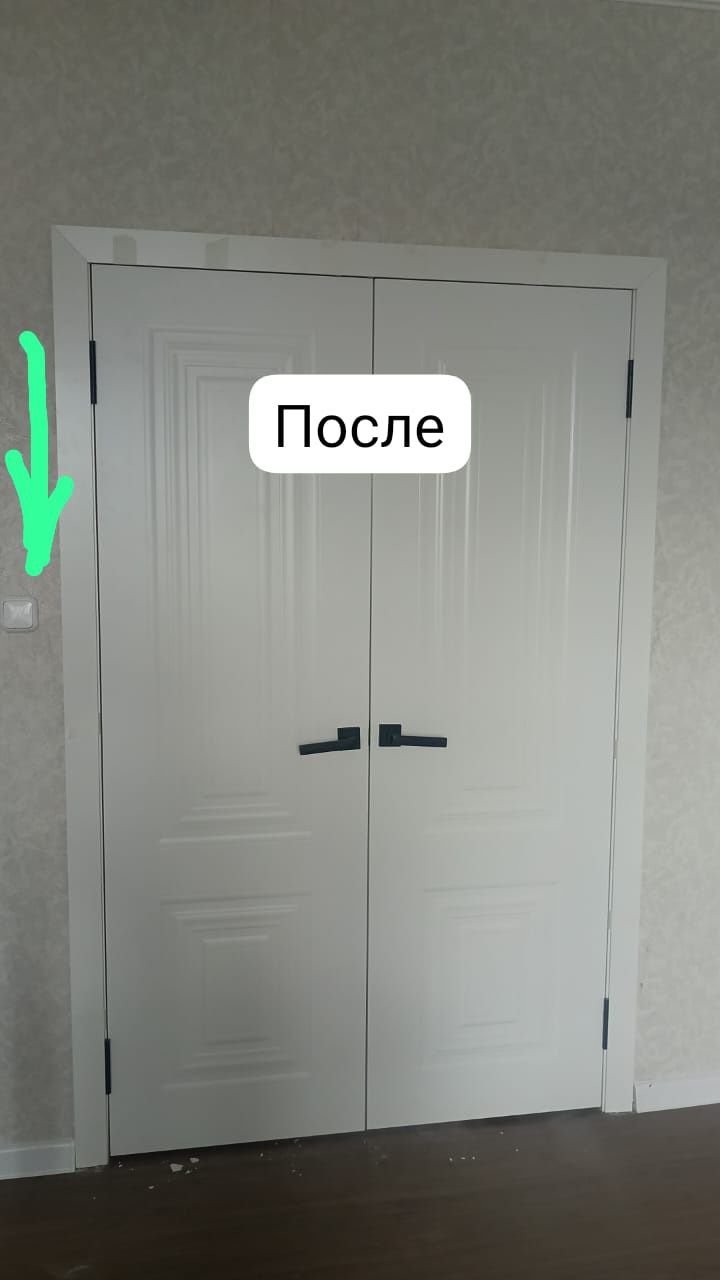 Установка дверей кафелья, ванной  туалет смеситель пропилен трубы и/д