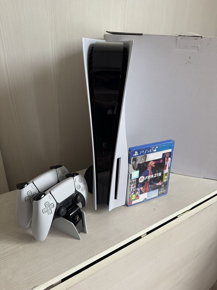 (PS5) SonyPlaystation 5 PS Plus Delux (два джойстика) 3 ревизия