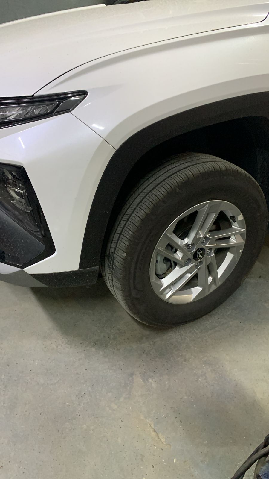 Оригинальный комплект дисков с летними шинами  R 17 на Hyundai Tucson