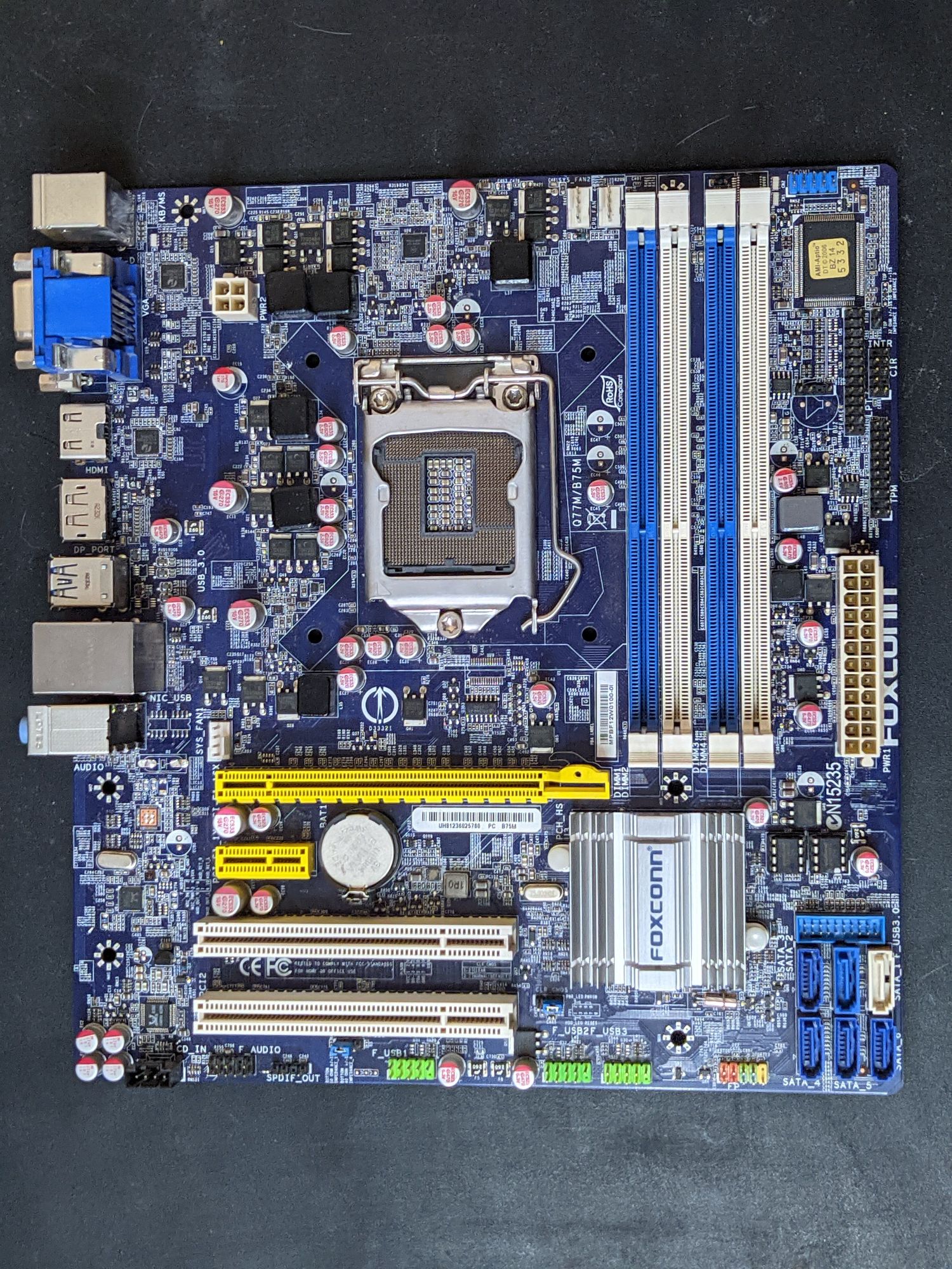 Материнка плата Foxconn B75m (LGA1155)