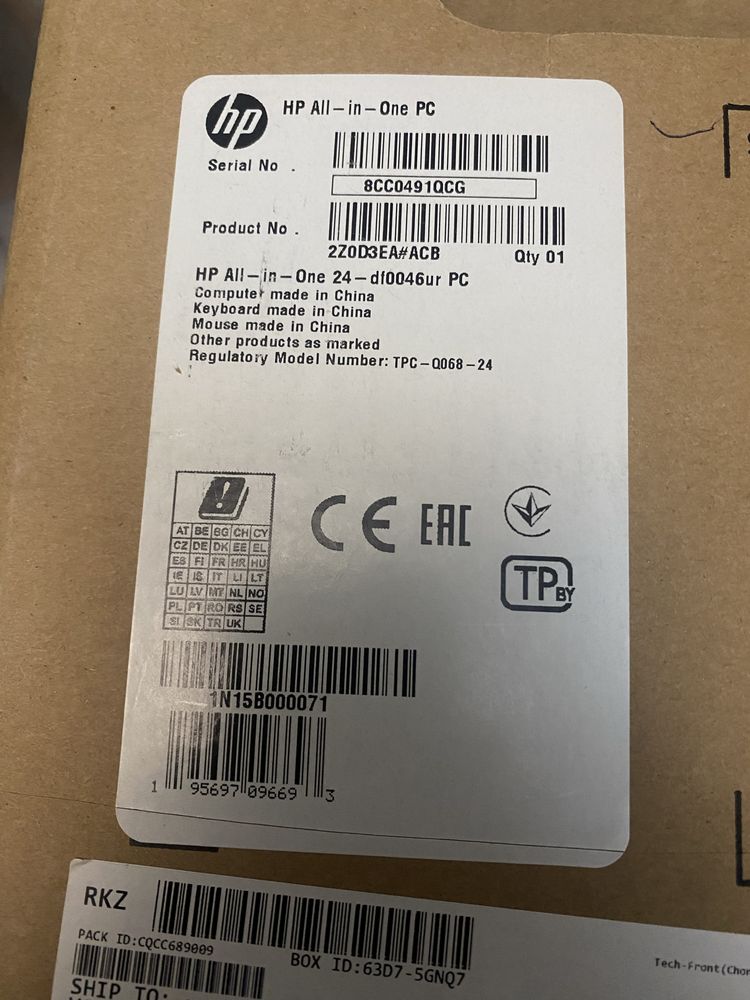 Моноблок hp  в  новом состоянии
