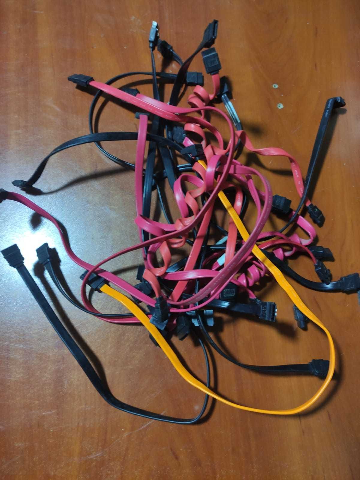 Шлейфы SATA. Продаются комплектом - 20 штук за 3000тг