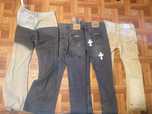 Новые Джинсы Chrome Hearts , Rick Owens Type , GALLERY DEPT