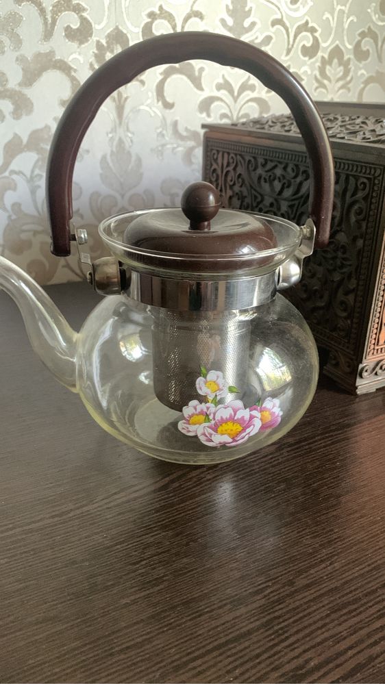 Чайник из каленого стекла Отличного качества